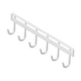 thumbnail image 3 of Soporte de pared para raquetas de bádminton y tenis, fácil de instalar, gancho resistente para gimnasio, sala de juegos y jardín de infancia. 6 ganchos blancos, 3 of 8