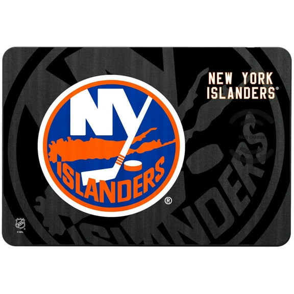 Keyscaper New York Islanders 15W Fast Wireless Charger and Mouse Pad