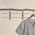 thumbnail image 3 of 4pcs Hanger Clips Space Saving Heavy Duty Clips Pants Skirts Rack Support Clips, 3 of 8