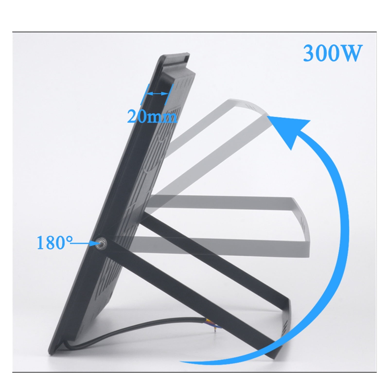 LED Floodlight MiNi Flood Lights Outdoor Lighting 50W 100W 150W 200W 300W Waterproof IP66 Street Light Spotlight Wall Lamp ,Easy to Install