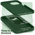 thumbnail image 5 of Original Liquid Silicone Case For iPhone 15 14 13 12 11 Pro Max Mini X XR XS 7 8 Plus SE 2020 Shockproof Soft Phone Case Etui, 5 of 7