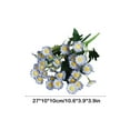 thumbnail image 3 of Margarita Artificial De Fibra De Poliéster 1 unidad de flores artificiales de seda de fibra de poliéster azul,imitación de margaritas de manzanilla para decoración de bodas,fotografía del hogar. Rkxzt, 3 of 9