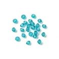 thumbnail image 4 of 24 pc Preciosaeg Beads Czech Bicone(451 69 302 Rondelle) 60230 Blue Zircon 3mm Hole: 0.8mm, 4 of 6