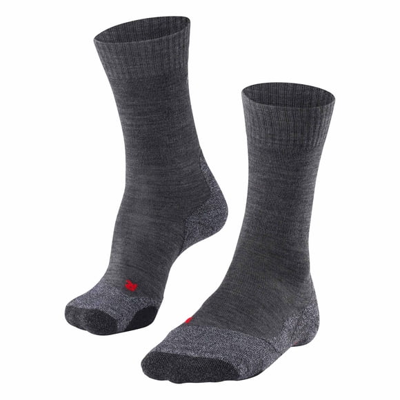FALKE Calcetines de trekking para hombre – TK2 Explore, acolchado medio, mezcla de lana merina 46-48