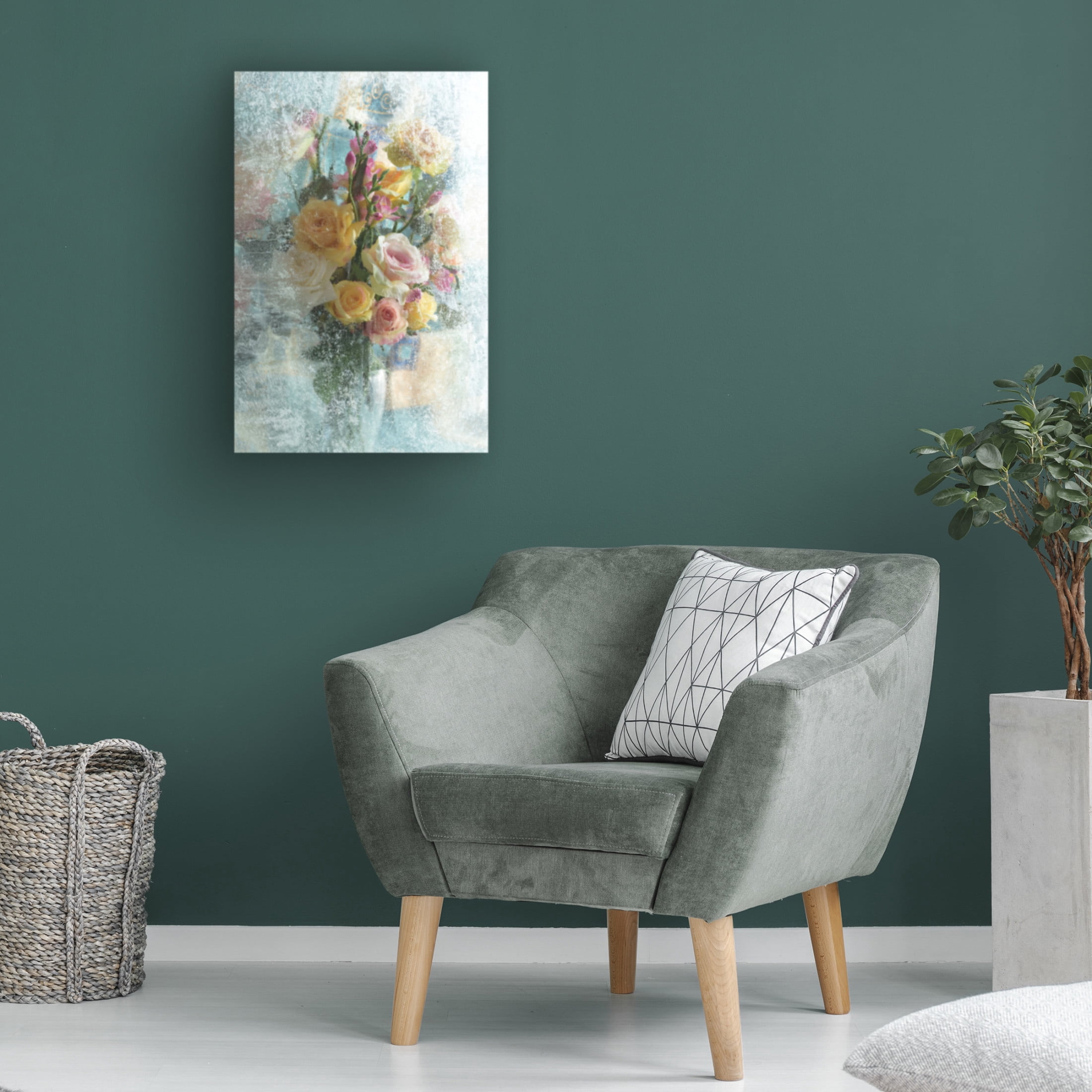 Canvas Wall Art - Andrey Morozov 'The Winter Bouquet' Wall Art for Living Room, Bedroom, or Office D?cor by Trademark Fine Art - 30 x 47 Inches