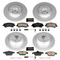 thumbnail image 2 of PowerStop Front and Rear Geomet Coated Brake Rotor and Pad Kit Fits: MERCEDES-BENZ Select Models CRK6604, 2 of 5