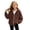 Brown, variant on Shadoumai Oversized Hoodie For Girls 2026 Fall Winter Trendy Long Sleeve Zip Up Hooded Sweatshirt Cute Preppy Teens Clothes