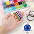 thumbnail image 5 of Austok 1960 Pcs Pearl Beads 28 Colors 6 mm Round Pearl Beads for Jewelry Making Enduring Smooth Pearls Beads Pearl Beads for Bracelets Jewelry Making DIY Crafts, 5 of 7