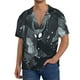 thumbnail image 1 of Fotbe Forest Black Ghost Warrior Camisa Estampada de Manga Corta para Hombre, Casual de Verano, Estilo Playero, Sin Arrugas-Medium, 1 of 5