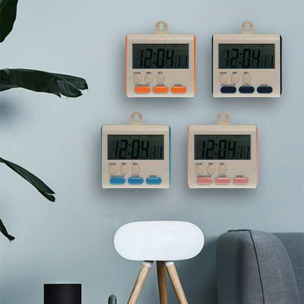 Temporizador Portátil Multifunción de Cocina Xihbxyly Electrónico 24 Horas Grabadora Digital