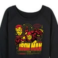 thumbnail image 3 of Marvel Iron Man - Tony Stark Armor Specs - Women's French Terry Pullover Sweatshirt, 3 of 5
