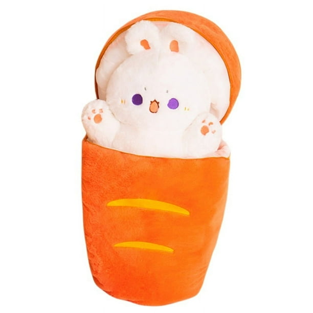 Juguete de peluche de gato Taiyaki japonés, almohada de felpa, figura de Anime, Gato escondido en bolsa de cojín, conejo de transbordador, zanahoria, Animal, 1 pieza, 40 cm, 60 cm, 80cm