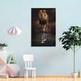 thumbnail image 3 of Lion And Lamb Poster Canvas Wall Art Print For Room Aesthetic And Decor Poster For Bedroom Living Room Bathroom Kitchen Office Decor, 3 of 7