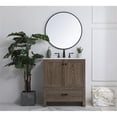 thumbnail image 6 of 30 inch Single Bathroom Vanity in Weathered oak, 6 of 8