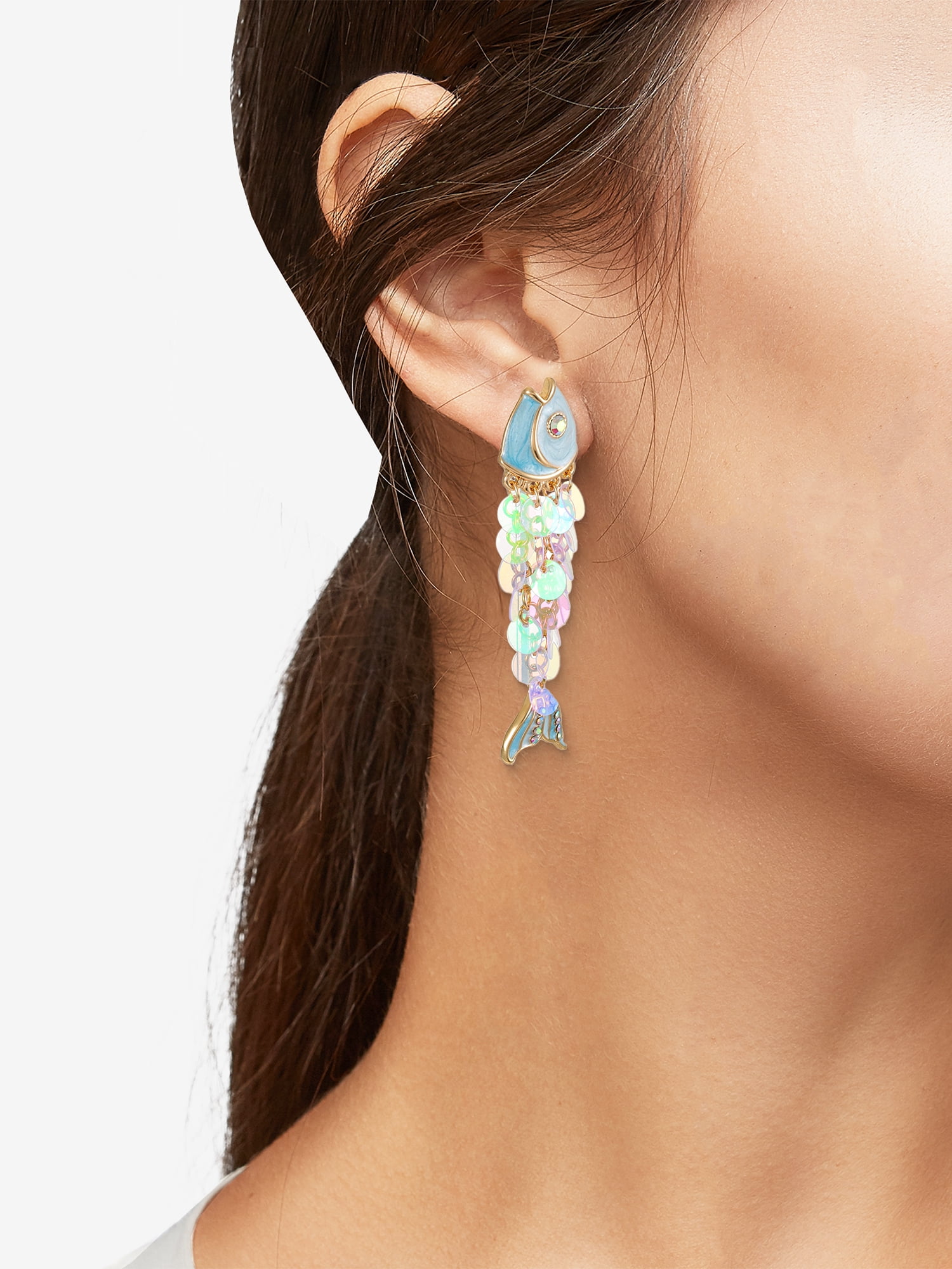 Packed Party Catch of the Day Earrings, 1 Pair