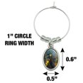 thumbnail image 4 of Wizard of Oz Wicked Witch Character Wine Glass Oval Charm Drink Marker, 4 of 5
