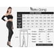 thumbnail image 5 of Leggins retro Gong negros de piel sintética de cintura alta para mujer, 5 of 6