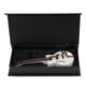 thumbnail image 5 of Guitarra En Miniatura De Madera, Mini Instrumento Musical Decorativo Hueco De Tacto Cómodo, Portátil Con Estuche Para Oficina, 5 of 7