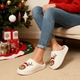 thumbnail image 3 of Ecetana Fuzzy House Slippers for Women Christmas Cozy Memory Foam Woman Slipper Indoor and Outdoor Winter Bedroom Shoes, 3 of 7