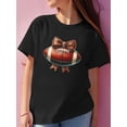 thumbnail image 1 of T-Shirt Décontracté à Imprimé Cœur, Col Rond Manches Courtes Pull Tee de Sport, Hauts Confortables pour Femmes, 1 of 8