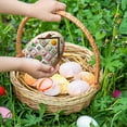 thumbnail image 4 of Easter Embroidery Kit under $5! kkbbma Finished Easter Embroidered Eggs, Pre-made Holiday Decoration, Handcrafted Embroidered Egg Ornaments, Festive DIY Craft for Parent-Child Activity and Home Decor, 4 of 6