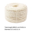 thumbnail image 3 of MIANGASTORE 1Pc 80 Multi-purpose Rope Decor Cat Grinding Claw Rope DIY Rope Decoration, 3 of 8