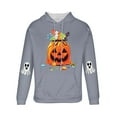 thumbnail image 5 of Atogsazn Mens Halloween Hoodies Casual Spooky Fleece Long Sleeve Pullover Sweatshirt Fall Clothing Tops 02-Gray L Fashion, 5 of 5