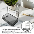 thumbnail image 3 of FESTFENDS Organizador Multiusos De Pared Negro Para Llaves Y Joyas Ideal Para El Hogar Y Tienda, 3 of 6