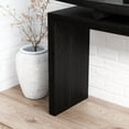 thumbnail image 2 of LKTART Farmhouse Warp Resistant MDF Console Table, Black, 2 of 6