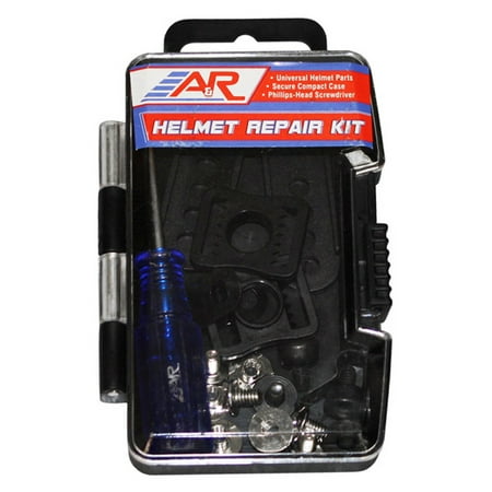 A&R Sports Universal Hockey Helmet Repair Parts Kit w/ Screws Clips Buckles