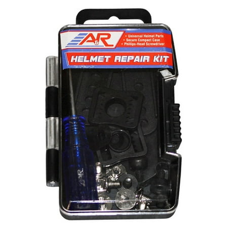 A&R Sports Universal Hockey Helmet Repair Parts Kit w/ Screws Clips Buckles (Best Hockey Helmet For Big Heads)