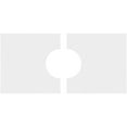 thumbnail image 4 of 28"W x 14"H x 7"ID x 9 3/4"C x 1"P Rectangle Architectural Grade PVC Contemporary Ceiling Medallion, Two Piece, 4 of 11
