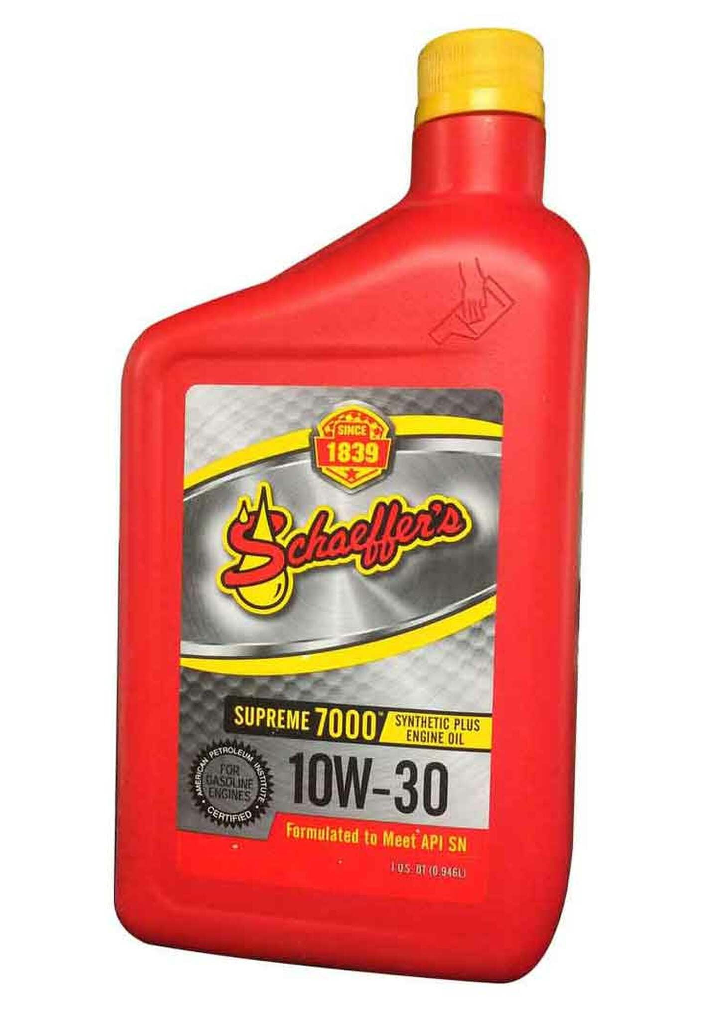 Schaeffer Oil Supreme 703 7000 Synthetic Plus Engine Oil 10W-30 - 1 DOZEN