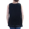 thumbnail image 4 of Ralph Lauren Womens Embroidered Mesh Tank Top, Black, Medium, 4 of 4