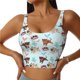 thumbnail image 1 of Fotbe Cute Pug Dogs Sujetador Deportivo Largo sin Aros para Mujer con Almohadillas y Soporte Medio, Transpirable y Absorbente, Camiseta Tipo Chaleco o Tank Top-Large, 1 of 8