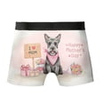 thumbnail image 2 of Happy Mother's Day Scottish Terrier Love Dog Mom Heart Flower All Over Print Boxer Briefs Underwear for Men Dad Scottie Dog Lover Gifts - 12004, 2 of 6
