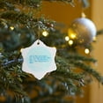 thumbnail image 7 of 3drose, Life Is Not Measured Inspirational Quote Motivational, 3 inch Snowflake Porcelain Ornament, 7 of 7