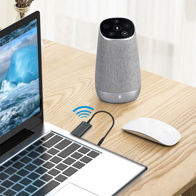 Methold Receptor USB inalámbrico telescópico 2 en 1 5,0, caja de Audio, amplificador de TV, adaptador auxiliar Cables de audio/vídeo