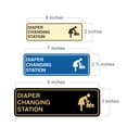 thumbnail image 2 of Standard Diapers Changing Station Sign (Blue) - Small, 2 of 5