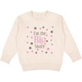 thumbnail image 2 of Inktastic I'm the Big Sister. Toddler Sweatshirt, 2 of 4