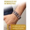thumbnail image 4 of Pulsera magnética Feraco 3X Strength Copper para hombre, 4 of 9