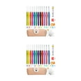 thumbnail image 3 of Ruiboury Crochet Hook Set Extra Kit Yarn Holder Soft Comfortable Tools Gauge Stitch Sewing Knitting Handle For Mom's Type4 2Set, 3 of 6