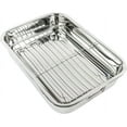 thumbnail image 7 of Imperial Home 17” Rectangular Roasting Pan with Rack Stainless Steel Baking Pan, 7 of 7