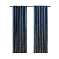 thumbnail image 2 of Madison Park Andora Transitional Polyester Fabric Lined Window Panel in Navy, 2 of 5
