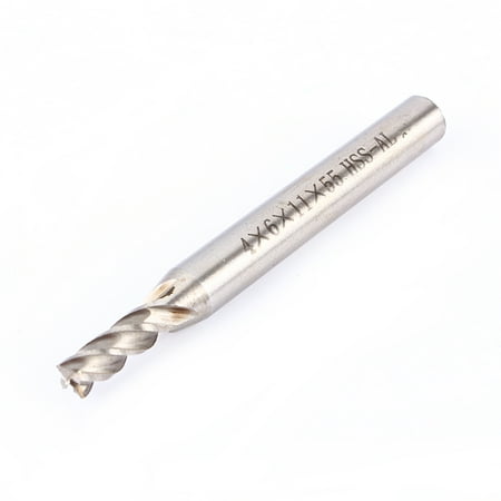 

High Quality 4mm-12mm HSS CNC Straight Shank 4 Flute End Mill Cutter Drill Bit