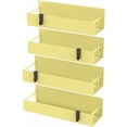thumbnail image 5 of 4 Pack Magnetic Spice Storage Rack Organizer for Refrigerator and Oven, Yellow Fridge Organizers and Storage, 5 of 6