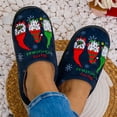 thumbnail image 1 of Zapatillas de piel esponjosa Papá Noel enano acogedor lindo para invierno interior (44-45) negro Wdftyju Tenis De Mujer Tenis De Hombre, 1 of 5