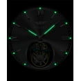 thumbnail image 3 of JINLERY Men Tourbillon Watch Skeleton Mechanical Hand Wind Stainless Steel Leather Wristwatch Sapphire Crystal Manual Wind Hollow Clock Male Luminous, 3 of 5