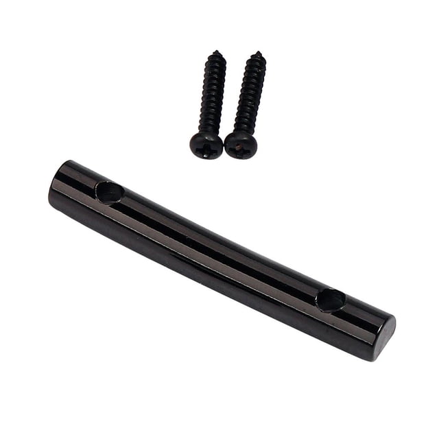 Barras de tensión de retención de cuerdas de 42 mm con 2 tornillos para guitarra eléctrica negra Yuyangstore Barras de tensión