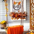 thumbnail image 3 of Welcome Sign for Front Door  Rustic Farmhouse Hanging Welcome Sign for Wreath，Welcome Door Sign with Light  Spring Summer Wreaths for Outdoor Front Door Decorations, 3 of 10